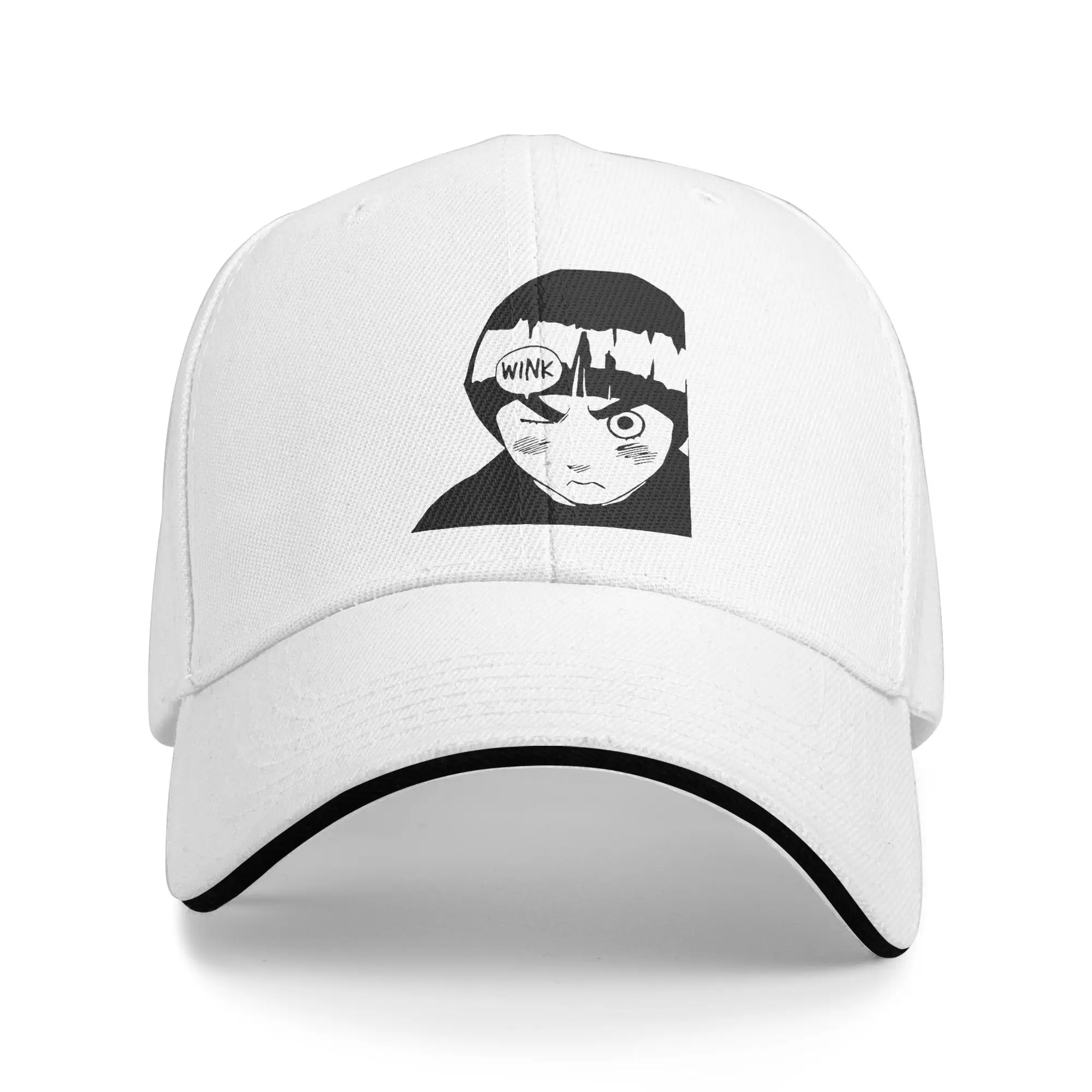 Unisex Naruto Rock Lee Wink Outdoor Hat Autumn Anime Sun Cap Casual Baseball Cap 2026 Sunscreen Hats