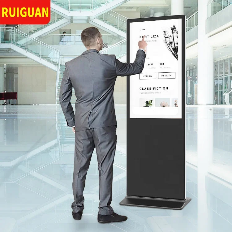 Touch Screen Capacitive Portable 4K Android PC Frame Digital Signage Displays Outdoor Indoor Advertising LED LCD SDK