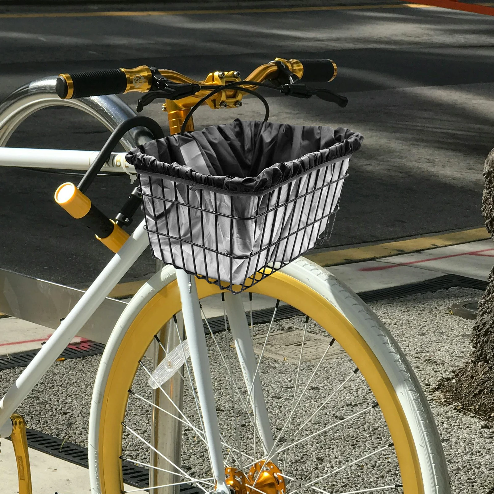 

Bicycle Basket Cover Front Bike Covers Accessories Liner Oxford Cloth Rain Protection