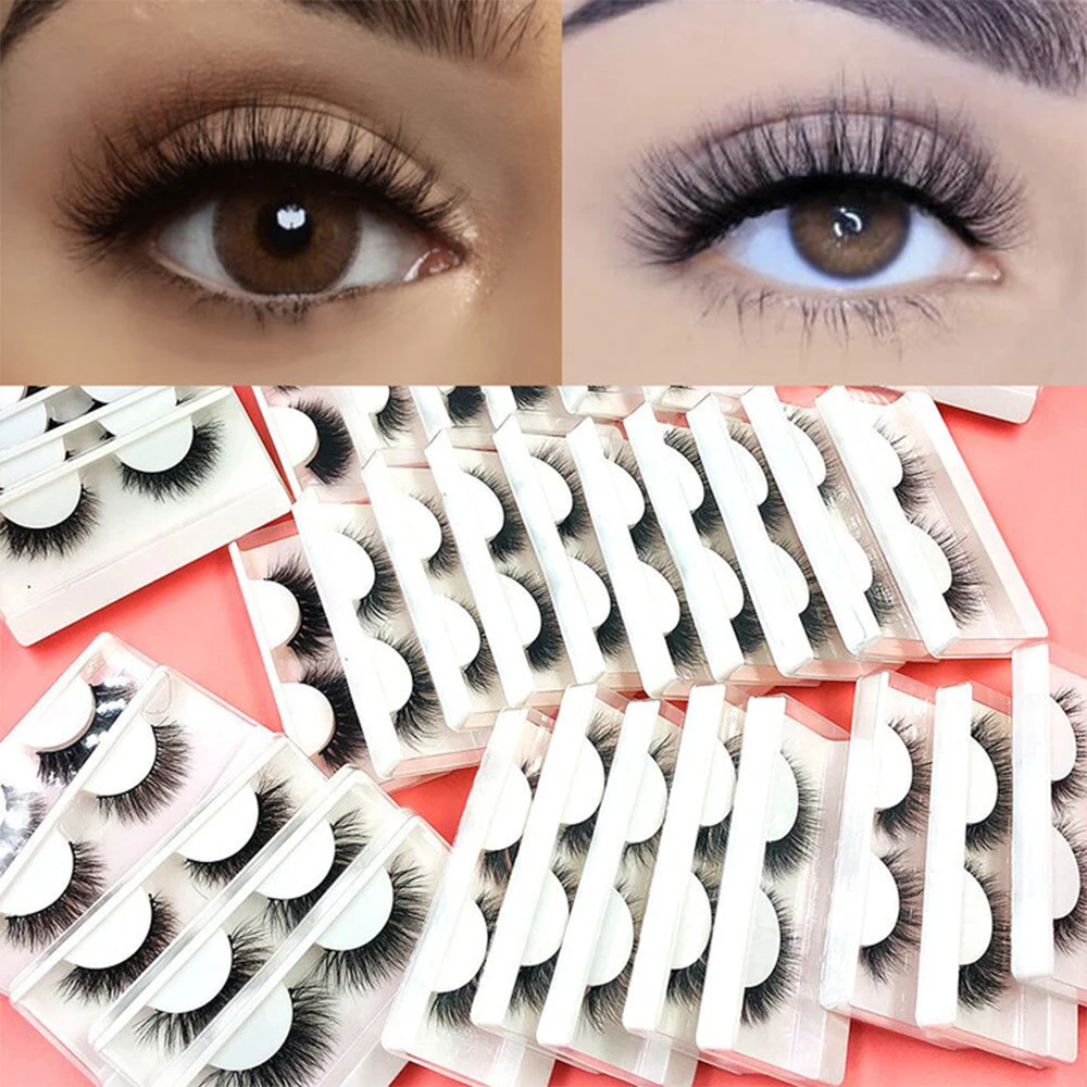 5D 3D Hot Sale 8D 10-18MM Short Natural Mink Lashes Look Like Extension Handmade Soft Fluffy False Eyelashes Wholesale Maquiagem