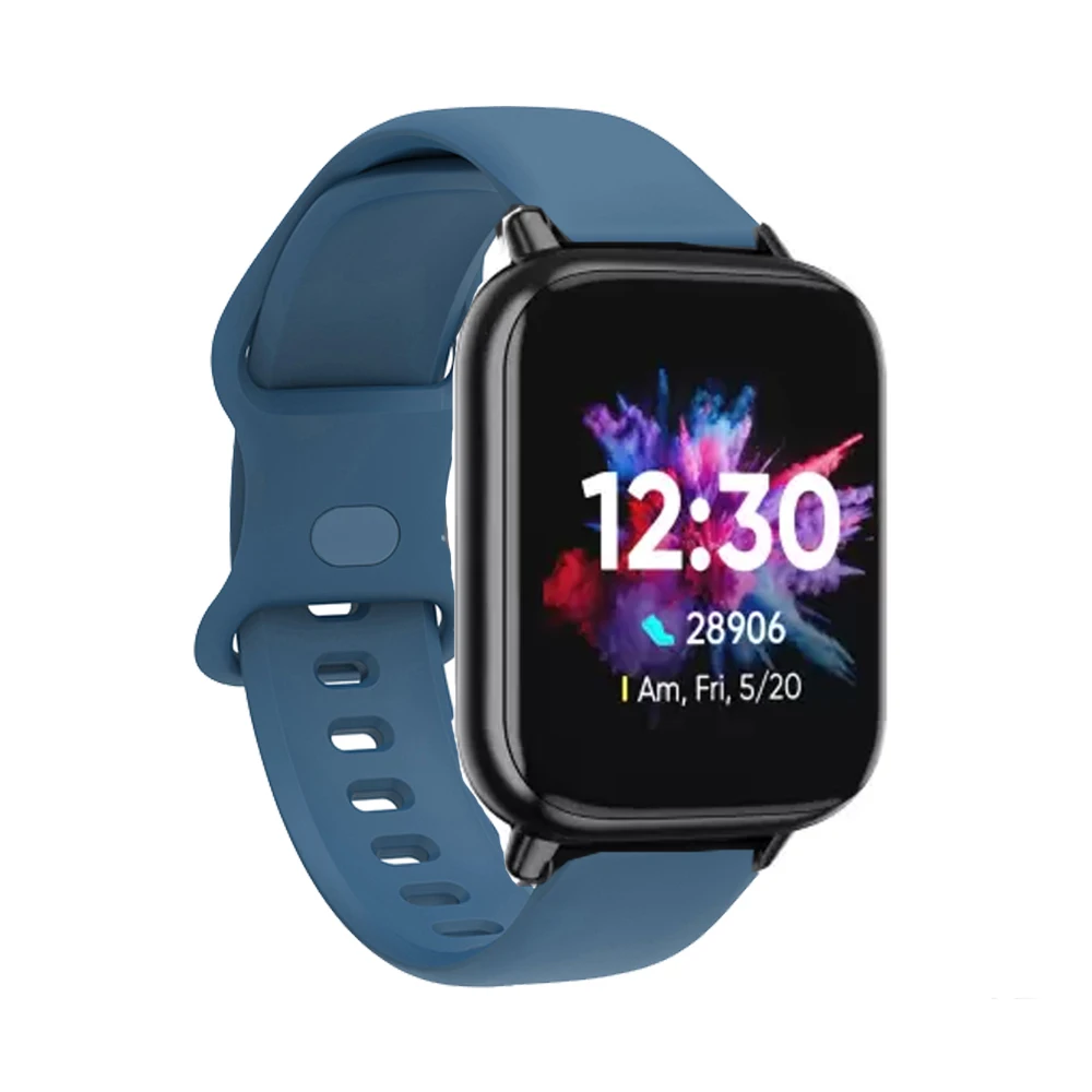 Correa de silicona para reloj DIZO 2, pulsera de muñeca TechLife Realme para reloj Realme/COLMI P8 Plus, 20mm, nueva