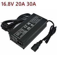 16.8V 20A 30A Lithium Battery Fast Charger For 4S 14.4V 14.8V Energy Storage Outdoor UPS Solar System Li-ion Chargers XT60 XT90