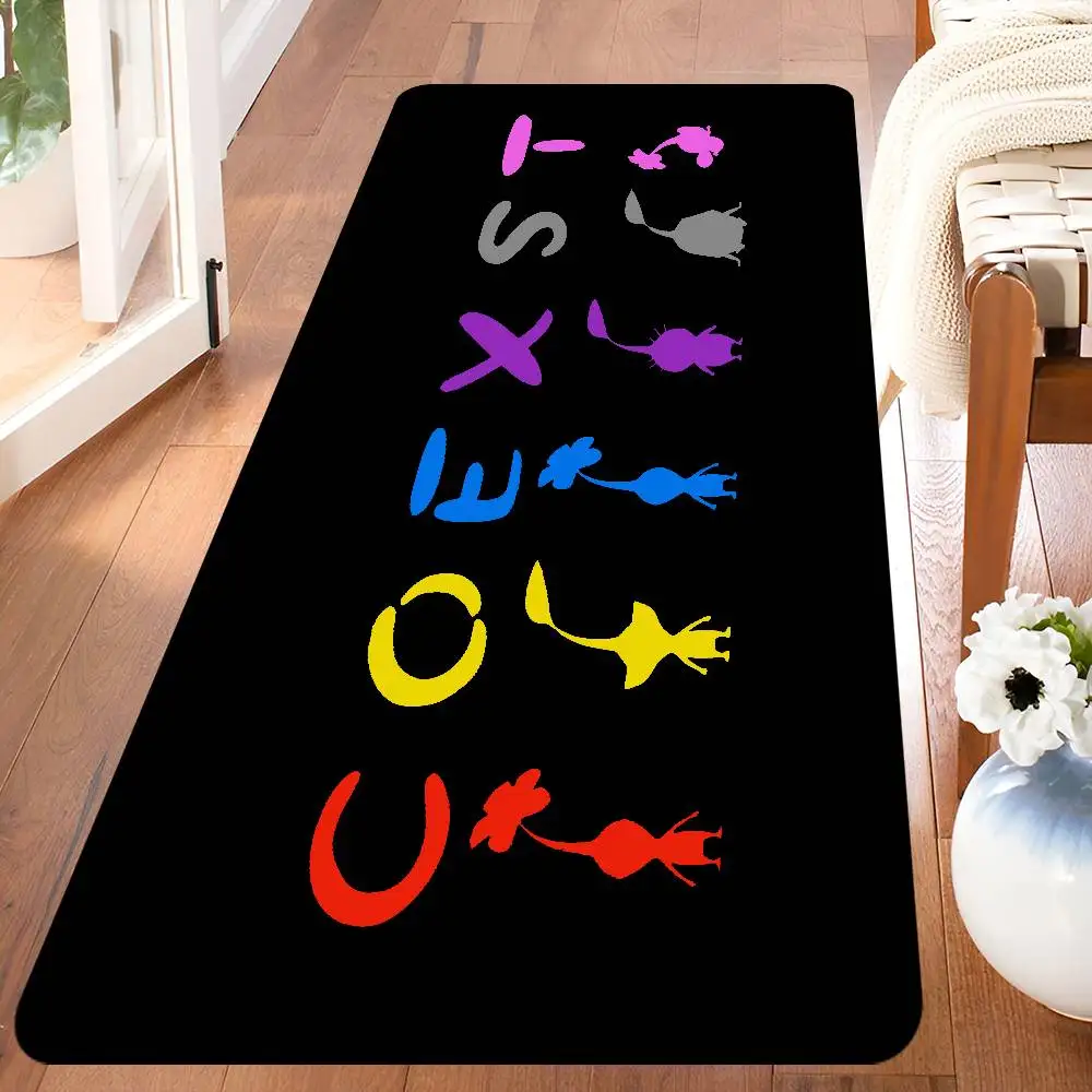 Adventure Game P-Pikmin Bathroom Mat Kids Room Bedroom Decoration Balcony Anti-Slip Doormat Living Room Welcome Rug