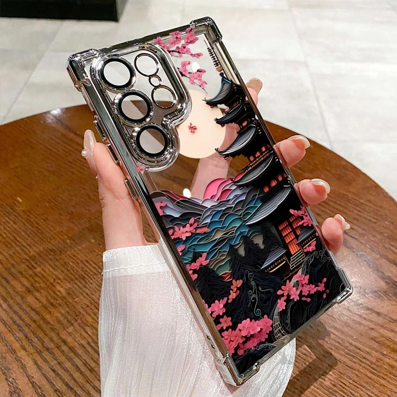 حافظة لهاتف سامسونج جالاكسي S25 S24 Ultra S23 S22 Plus S21FE A56 A55 A54 A53 A35 A52