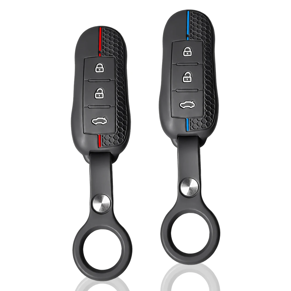 Silicone Car Key Cover Key Case Keychain Accessories for Dongfeng Fengguang DFSK Glory 580 Fengon Ix5 Ix7 Seres 3 Sf5 2021 2022