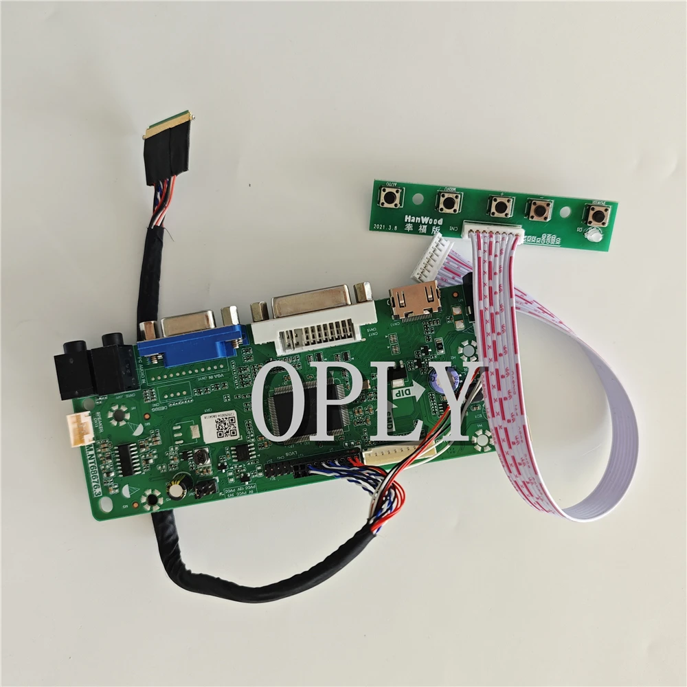 

LVDS Controller board for B156XW02 V2/V6 B140XW01 B156XW01 V0 B140XW02 1366X768 14" Screen monitor HDMI-compatible DVI VGA