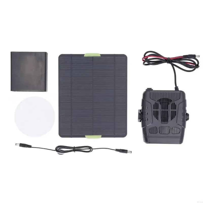 

97BA Solar Powered Heater for Chicken Coops Greenhouse and Pet House Vehicle Warmer
