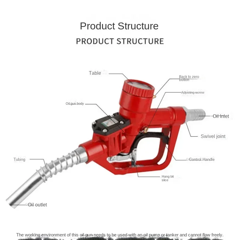 

Durable Accurate Metering Automatic Jump Gun Diesel Refueling Gun Electronic Meter Oil Gun