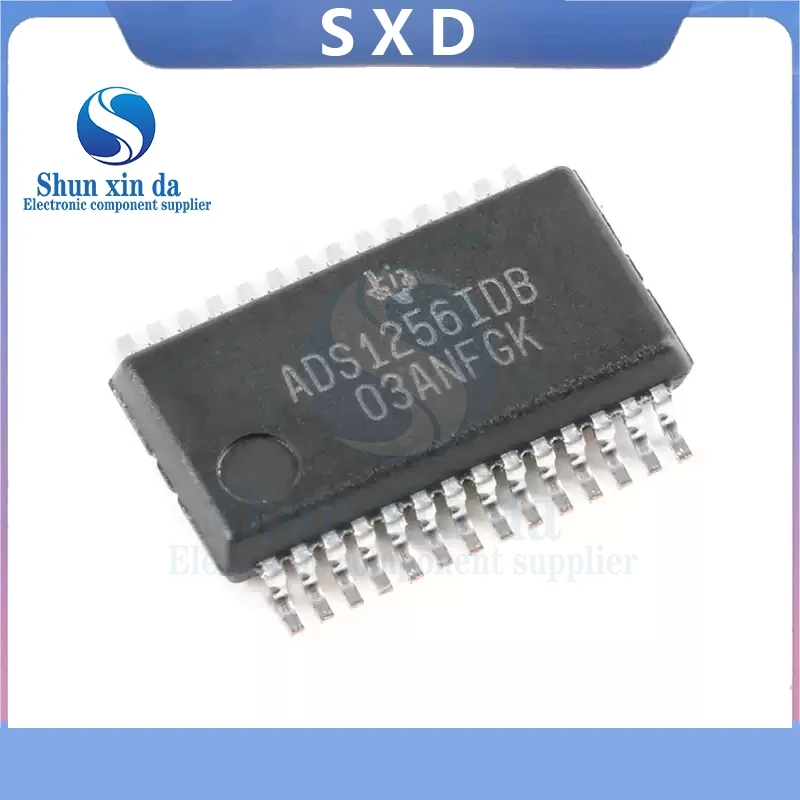 ADS1256IDBR ADS1256IDB ADS1256 SSOP-28 Analog to Digital Converters - ADC 24-Bit SMD IC