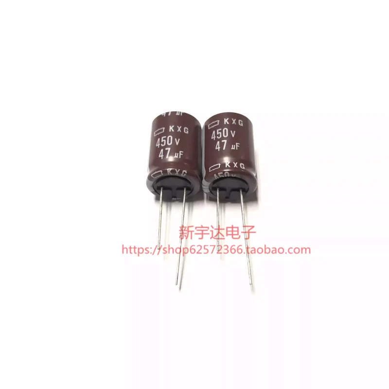 

10-100PCS 450V47UF 18X25 Japanese Black Diamond KXG high-frequency low resistance original electrolytic capacitor 47UF450V