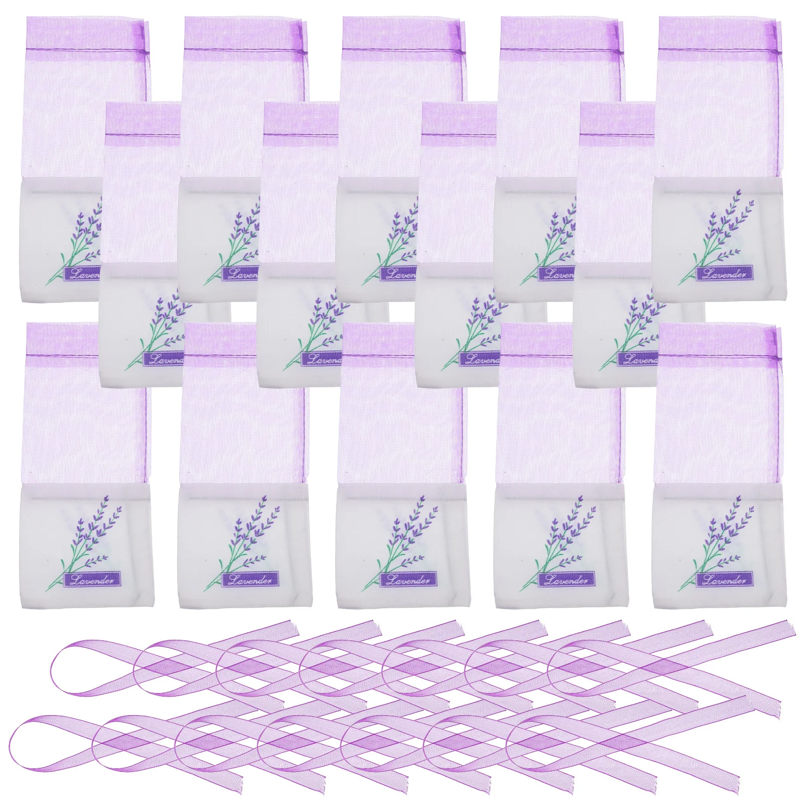 

30pcs Empty Sachet Bags Lavender Scented Fragrance for Dry Flowers Storage Aromatic Pouches Natural Perfumed Bags Gift Packaging