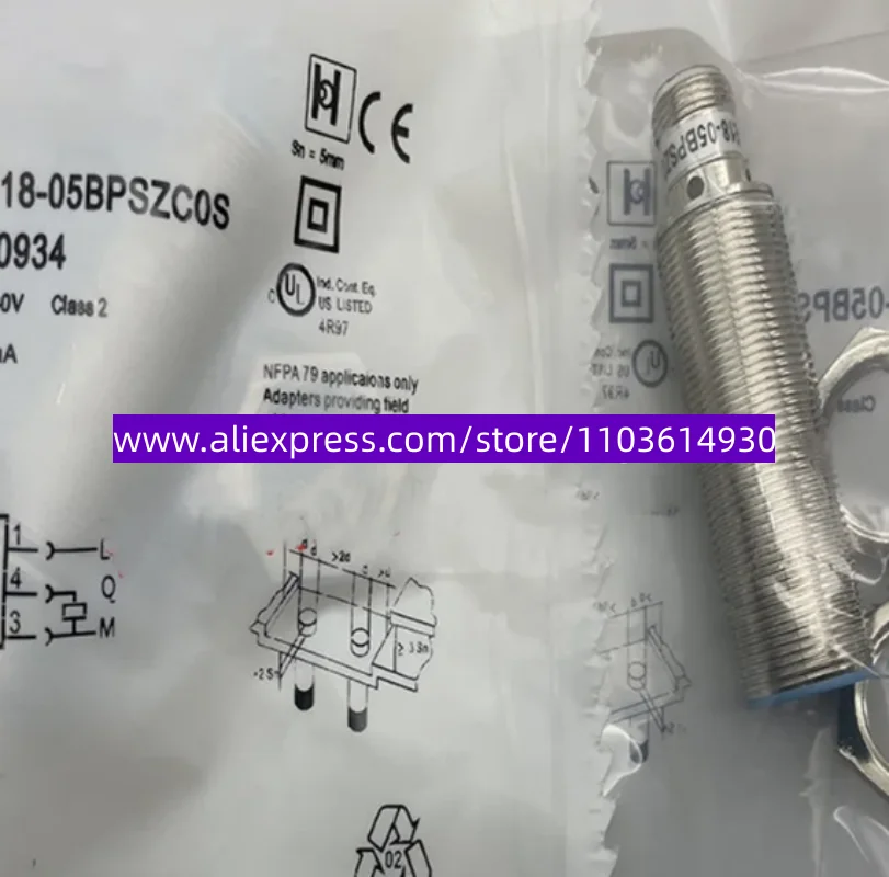 2PCS New Inductive Sensor IME18-08BDSZC0S IME18-05BPSZCOS IME08-02BPOZW5K IME18-08BPSZW5S