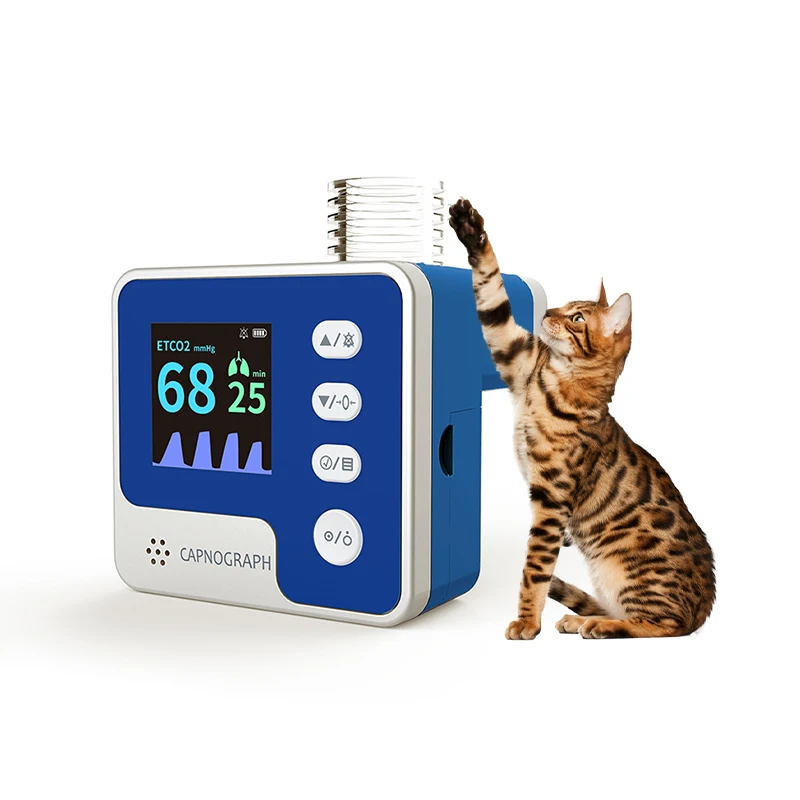 

CONTEC CA10M-VET Ветеринарный монитор жизненно важных знаков Капнограф Портативный капнографный монитор Etco2