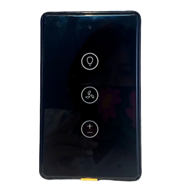 

A10R Настенный пульт дистанционного управления с сенсорной панелью Умный дом Wi-Fi Вентилятор Выключатель света Tuya APP Голосовое управление временем Американская вилка Черный