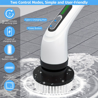 Car Washing Electric Spin Scrubber, Dual Adjustable Speeds Cordless Electric Scrubber For Cleaning, Adjustable & Detachable