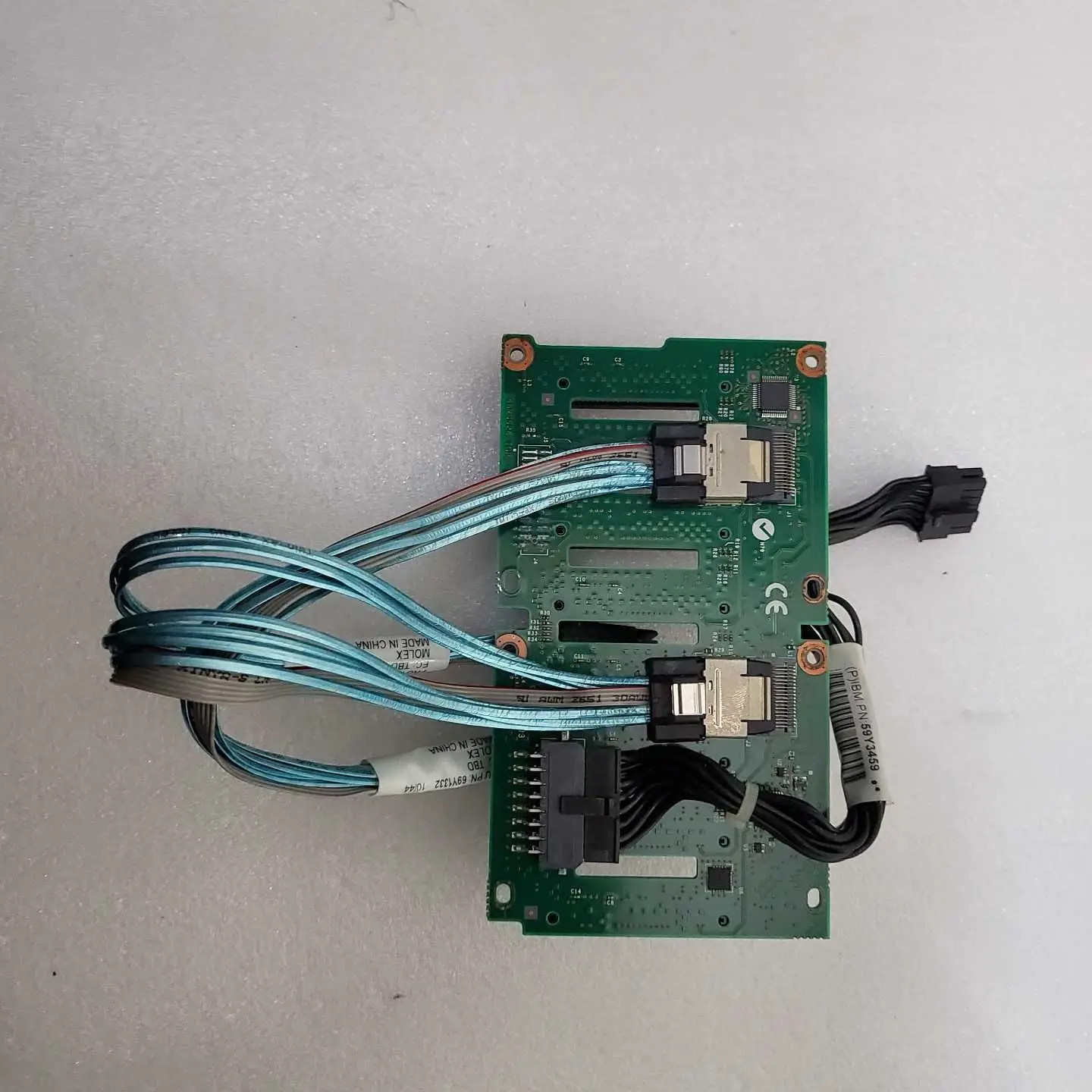 Für IBM X3650 M3 8x 2,5' SAS / SATA Backplane -69Y0650 M3 8-Festplatten-Server-Festplattenbackplane SAS-Kabel Stromversorgungskabel