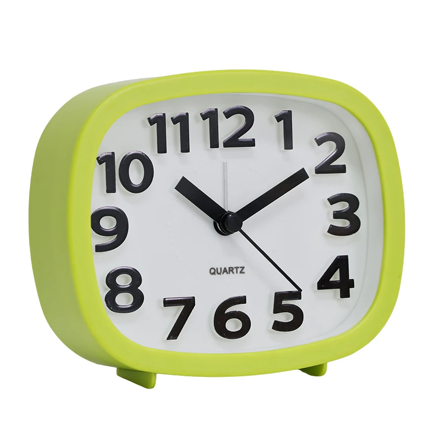 1pc Desktop creative cute little alarm clock, stereoscopic digital scale clock dial, timed adjustment