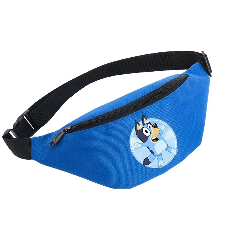 Bluey Bingo Waist Bag Adult Kids Portable Outdoor Sports Bags Fanny Pack Travel Running Crossbody Casual Chest Wallets Phone Bag