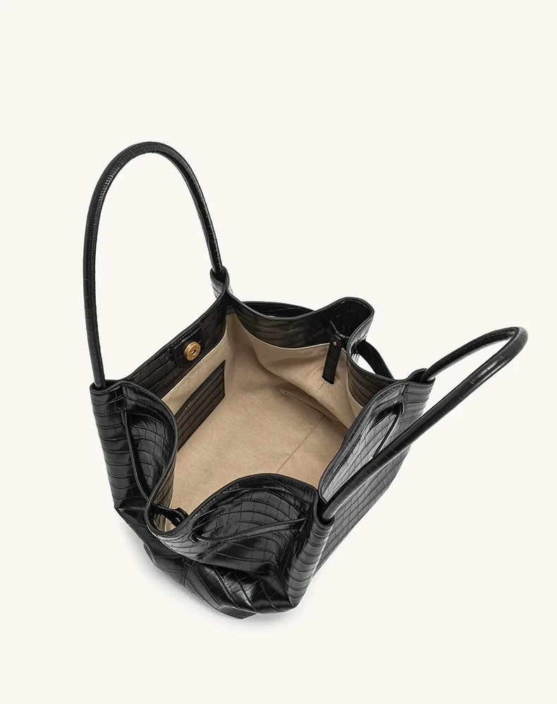 Dumpling-Tasche, Große Kapazität, Schultertasche, Handtasche, Tragetasche, Damentasche. – Detail 37