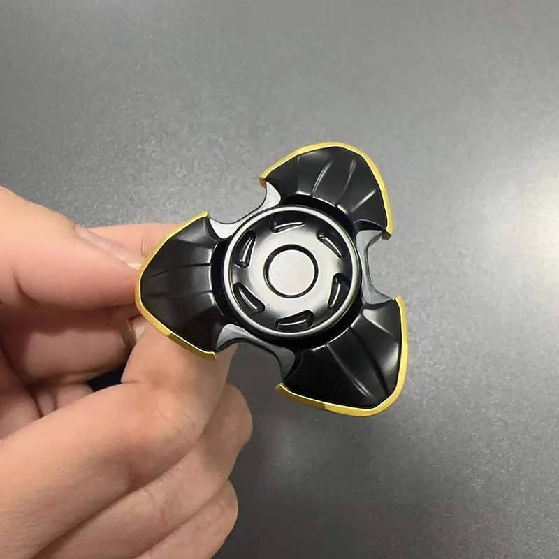 رواية مفتوحة درع تململ سبينر EDC المعادن اليد سبينر ADHD أداة لمكتب الإجهاد الإغاثة والاسترخاء ألعاب متململة هدية #3