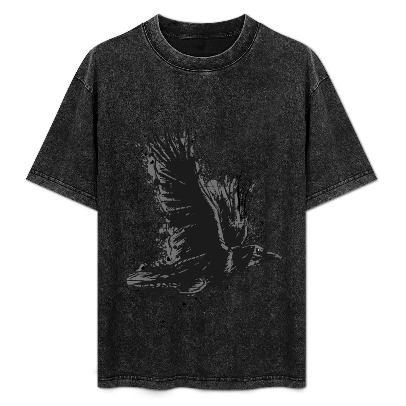 

raven T-Shirt Large Size Breathable Tee