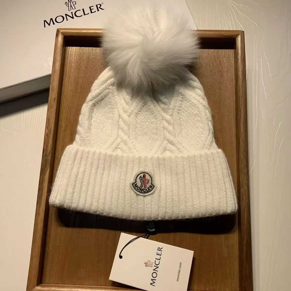 2024 High Quality Fashion Moncler  Autumn Winter Knitted Hat  Warm Beanie Cap Men And Women Outdoors Warm Unisex Casual Hats