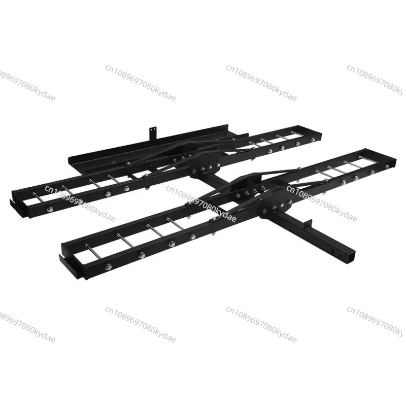 

【2026】New Heavy Steel Motorcycle Carrier Hitch Mount Ramp Receiver Bike Carrier For 2 E-bikes Scooter Dirt Bike Trailer Hauler
