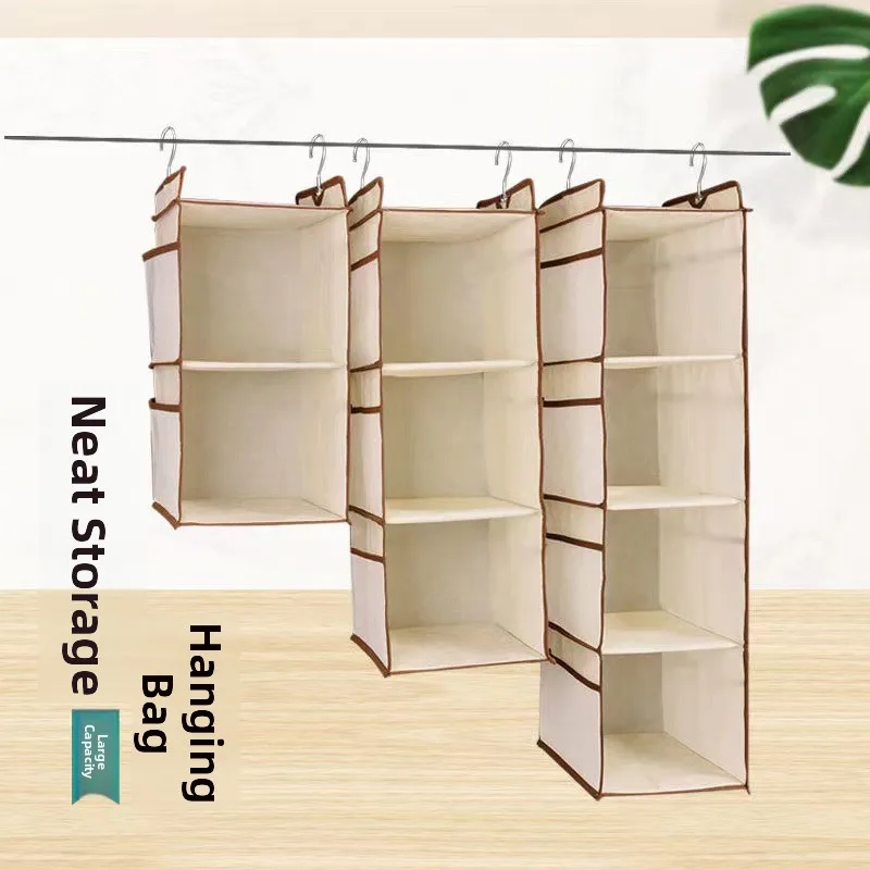 

Dormitory Storage Hanging Wardrobe Clothes Multi-layer Box Storage Bag Dormitory Storage Bag Personal Care Items Organizer
