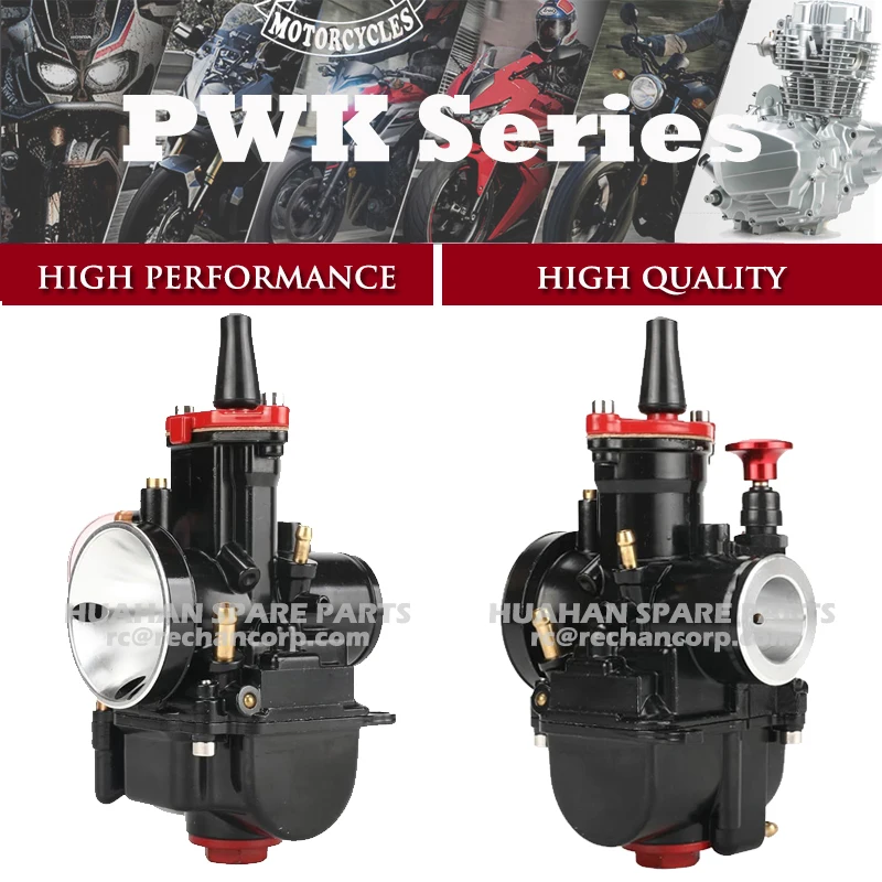 Motorcycle Racing Keihin PWK Carburetor For 21 24 26 28 30 32 34 mm Scooter Carb Motorbike Quad Dirt Bike Cub Carburettor