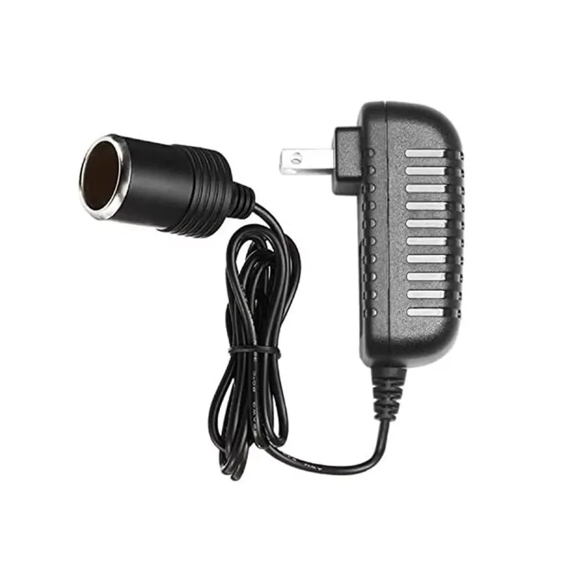 Auto Cigarette Lighter Socket Plug for Female Car Power Adapter AC To DC Converter AC110-240V to DC12V Power Supply Trans