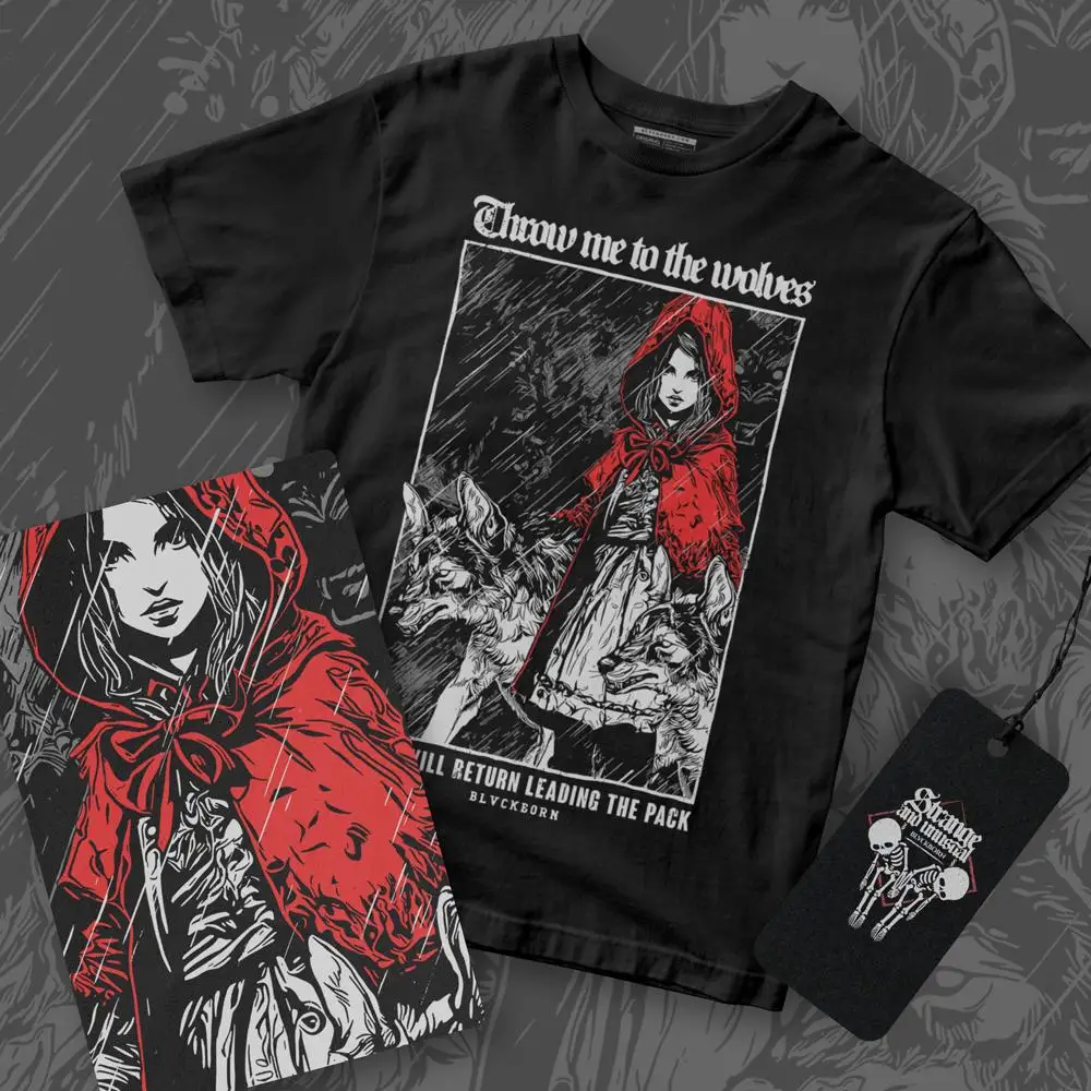 Throw Me To The Wolves Unisex Casual Pure Cotton T-Shirt