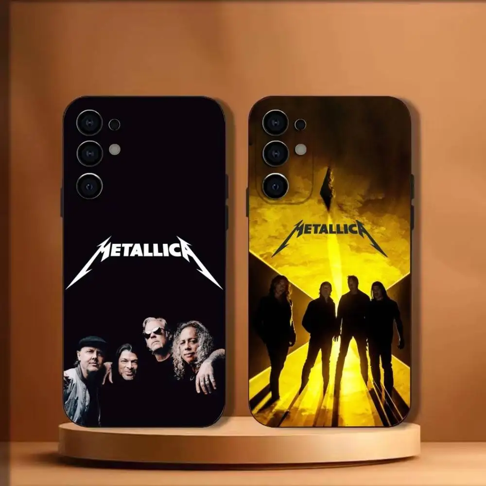 

72 S-Seasons M-Metallica Band phone Case For Samsung S25,24,21,22,23,30,Ultra,20,Plus,Fe,Lite,Note Black Soft Cover