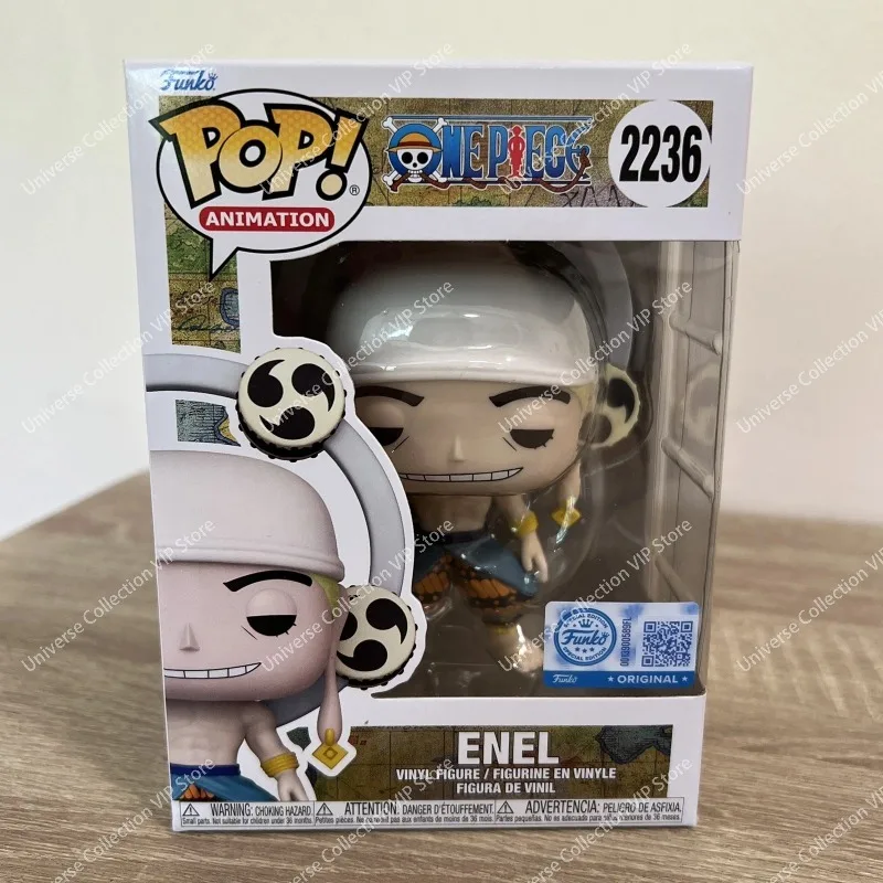 Funko POP One Piece Luffy Zoro Enel Garp Ginny Anime Character Figures for Collection and Display Pirate World Models