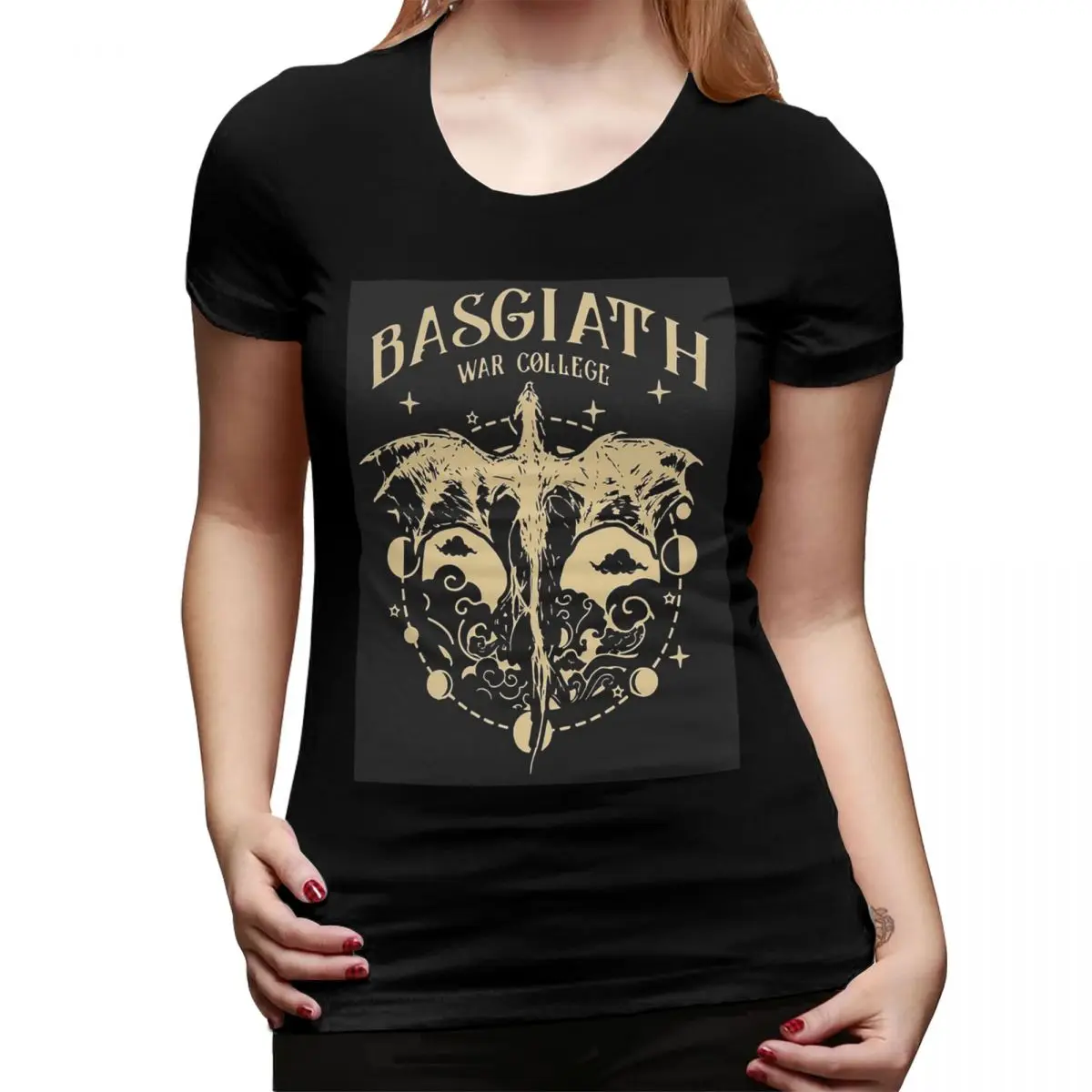 

Basgiath War College 20 Fourth Wing T-Shirt for Women Round Neck Streetwear T Shirts Women's Tees Short Summer Clothes Tops