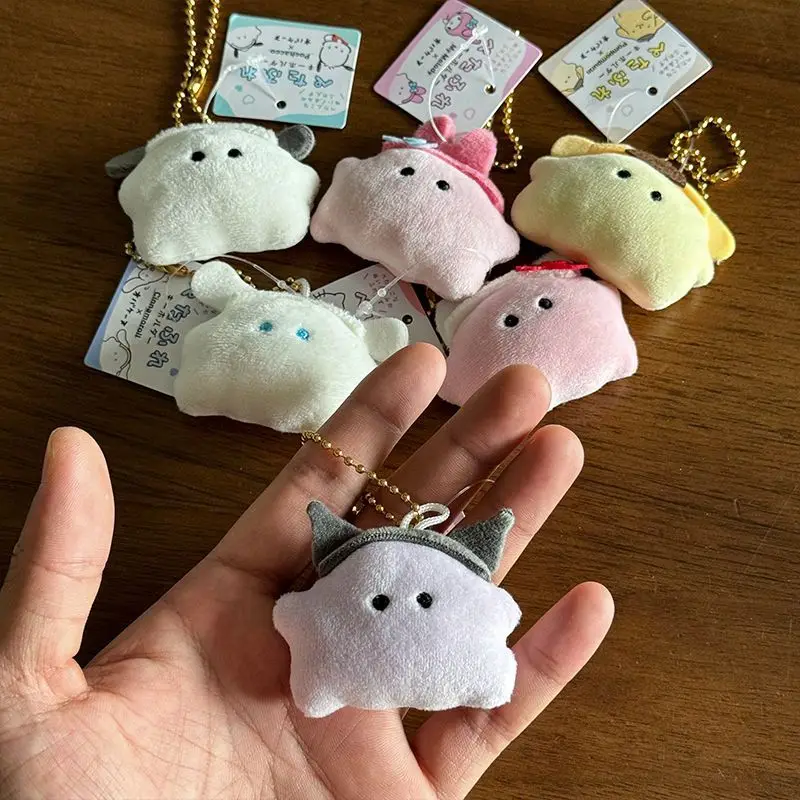 Sanrio Hello Kitty Pp Cotton Beady Eyes Ghost Series Doll Backpack Belt Dual-Use Pendant Desktop Decoration Doll Halloween Gift