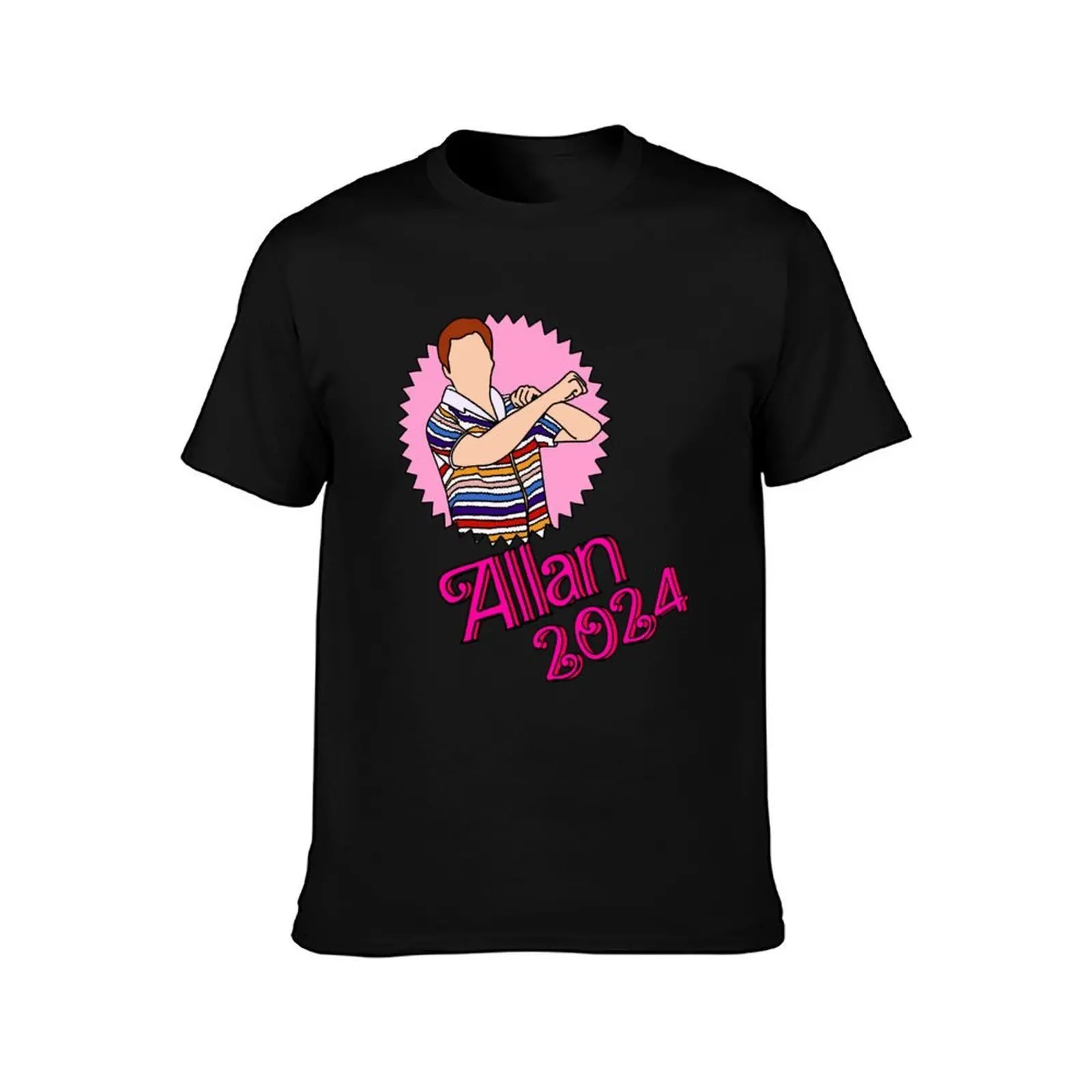 Allan 2024 T-Shirt Classic Basic Casual T-Shirt