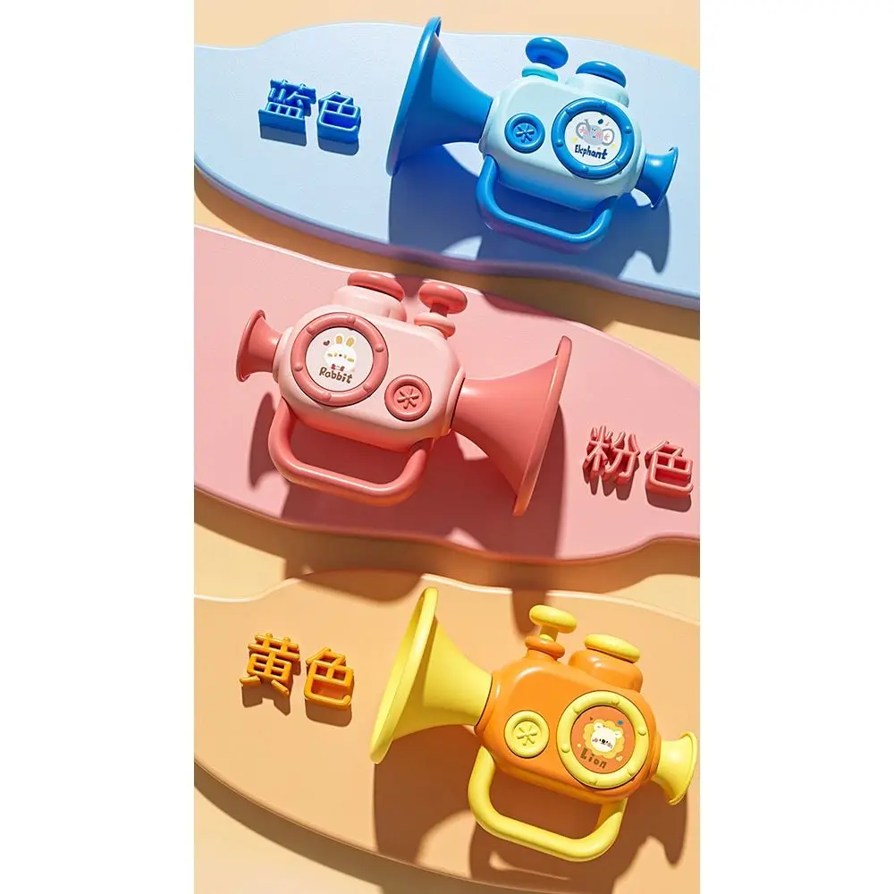 Multicolor Interesting Trumpet Toy Anti-scratch Plastic Mini Musical Instrument Cognition Sound Whistle Toy Enlightenment Toys