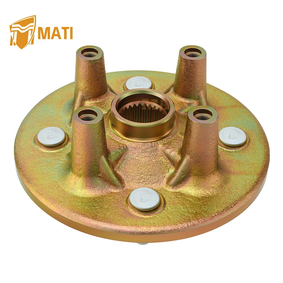 

M MATI Front Wheel Hub & Bolts for Yamaha Rhino 450 YXR450F 2006-2009 Rhino 660 YXR660F 2004-2007 Rhino 700 FI YXR700F 2008-2013