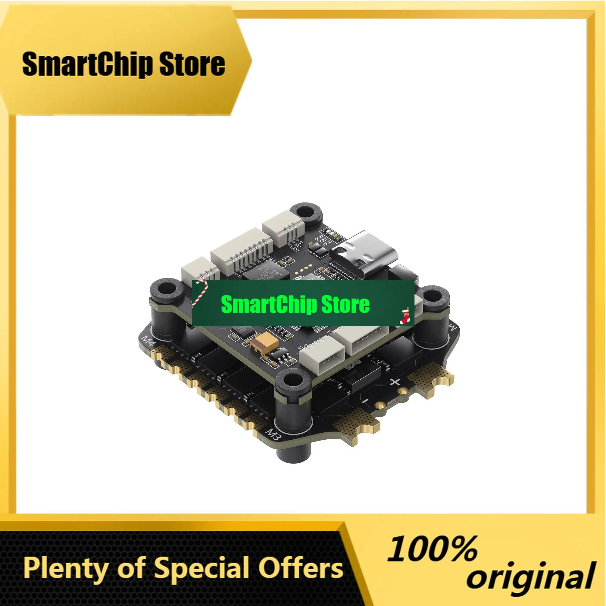 SmCpGEPRC TAKER F405 BLS 60A 65A 80A V2 STACK 4IN1 ESC AT7456E Chip 16MB Black Box Data Analyze Record Flight Data For RC FPV Dr