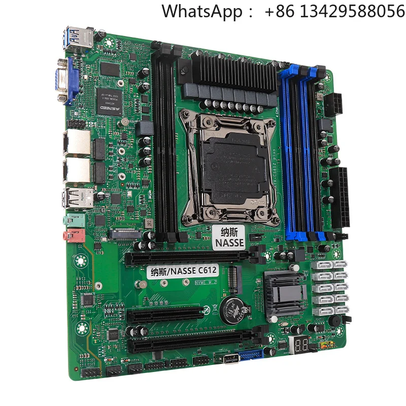 C612 Nas Black Synology NAS Soft Router Industrial Control Computer Motherboard X99 Split Storage Server 10 Disk Position