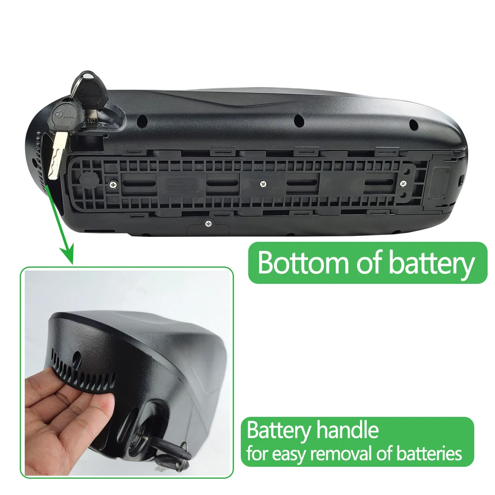 48V 52V EBike Battery Tank Samsung21700 20Ah 25Ah 21Ah Electric Bike Lithium Battery for Bicycle Scooter Motorcycle with Charger