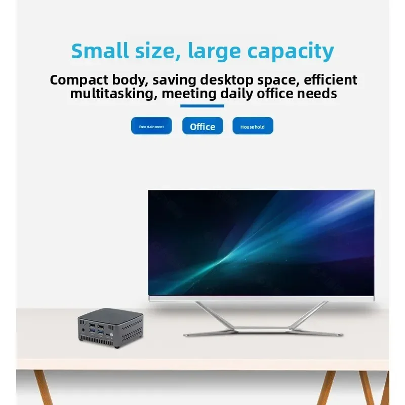 Mini computer 11th generation i3i5i7 dual network port x86 micro industrial control host