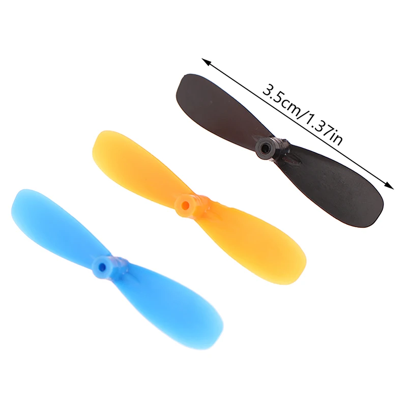 Cuchillas principales de 35mm, 3,5 cm, 0,8mm, hélices, ventiladores para D1 Mini r/c Drone Quadcopter, modelo de juguetes, piezas de repuesto, accesorios