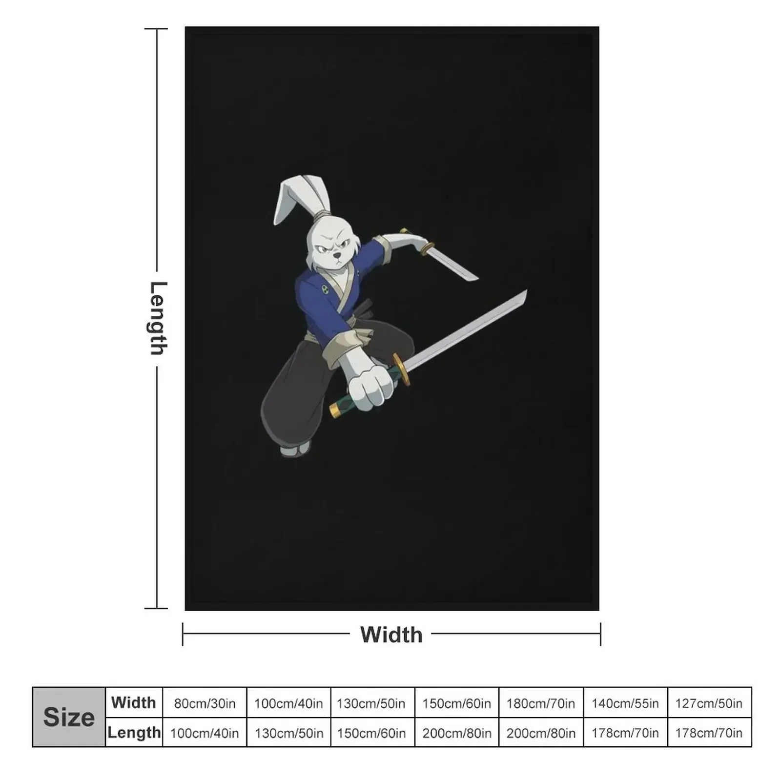 usagi yojimbo Throw Blanket Travel Warm Quilt For Sofa Thin Blankets
