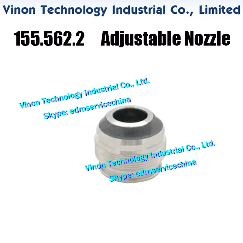 

155.562 edm Adjustable Nozzle 7.5mm for Agie wire-cut edm machines. 24.02.985, 155562, A155562, 155.562.2, 590155562