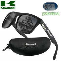 Kawasaki Polarized Sunglasses UV400 Glasses Men's and Women's Protective Outdoor Hunting Fishing Driving Sunglasses Optional Box