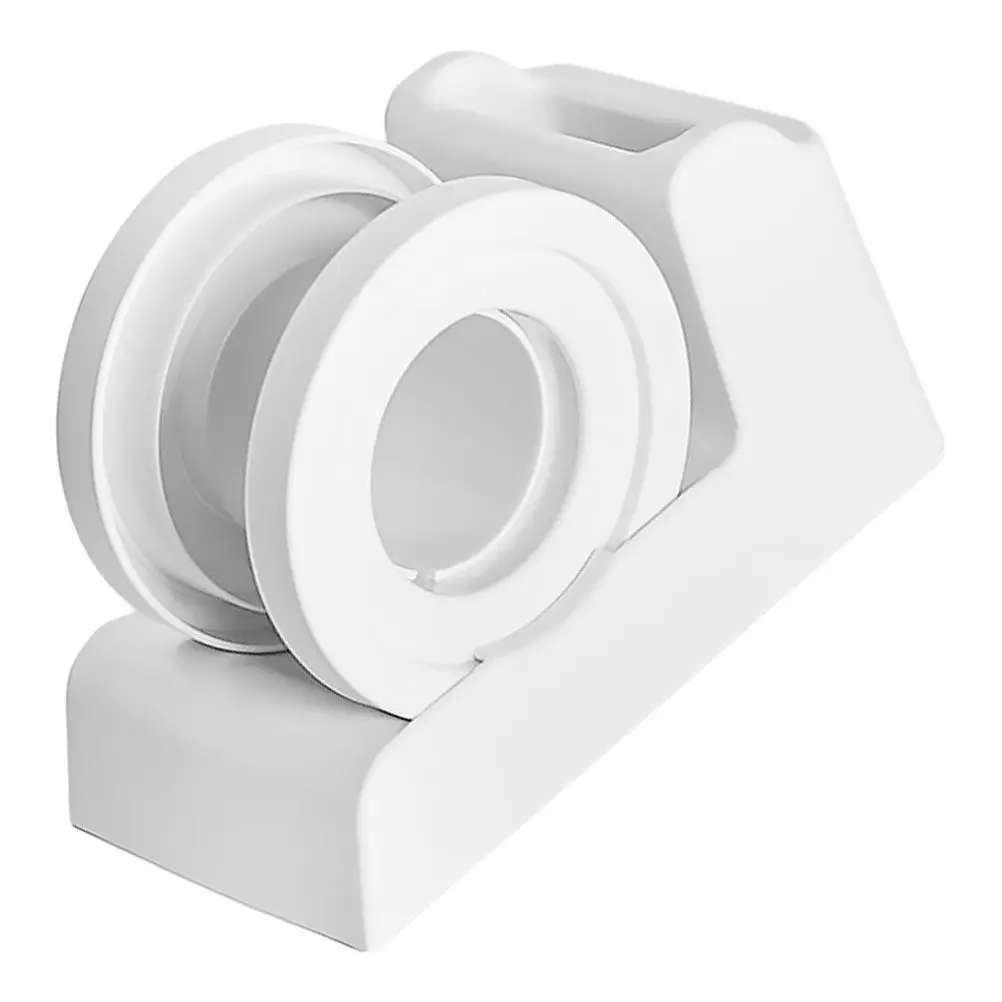 

Настольный пластиковый диспенсер для скотча, держатель для клейких лент, маленький резак для скотча для офиса и дома, диспенсер для этикеток (например, для чая с молоком), удобный в использовании