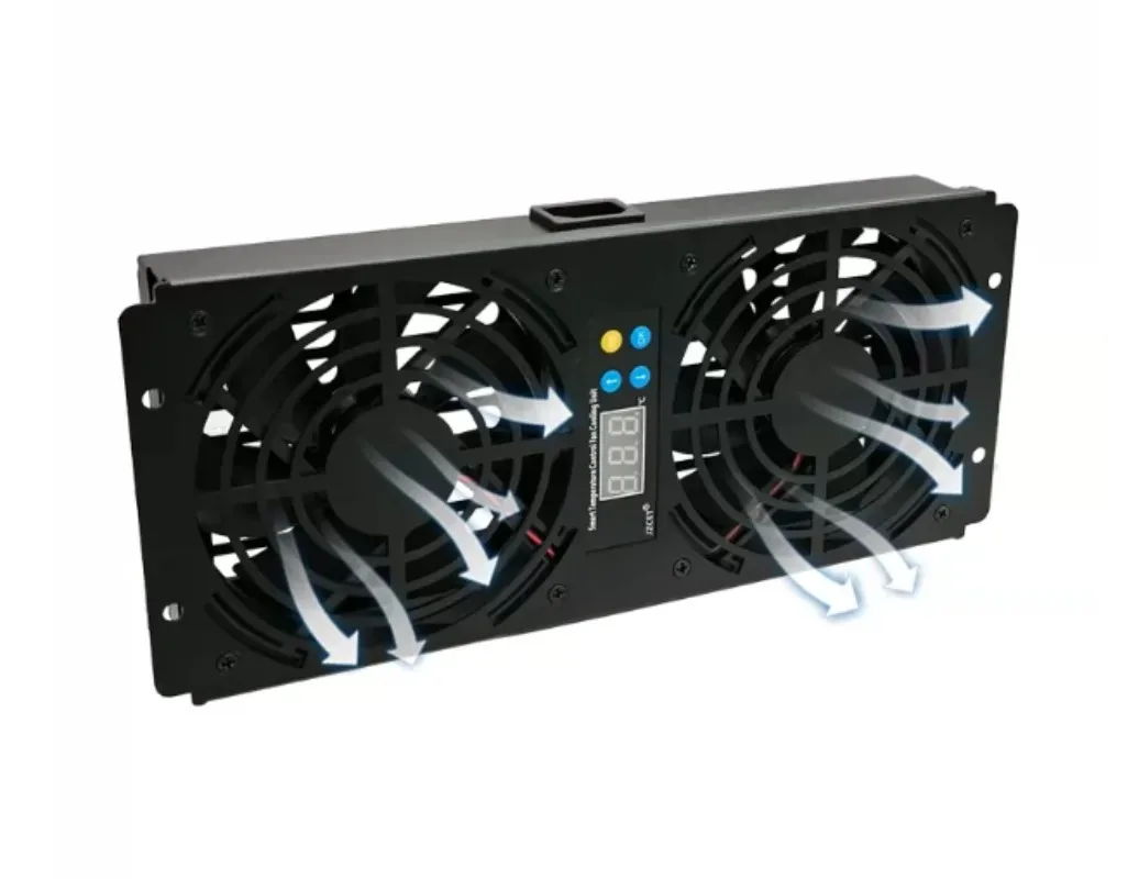 1PCS Intelligent Temperature Control Cabinet Cooling Fan, Speed Adjustable Energy Saving Low Noise Exhaust Fan Module