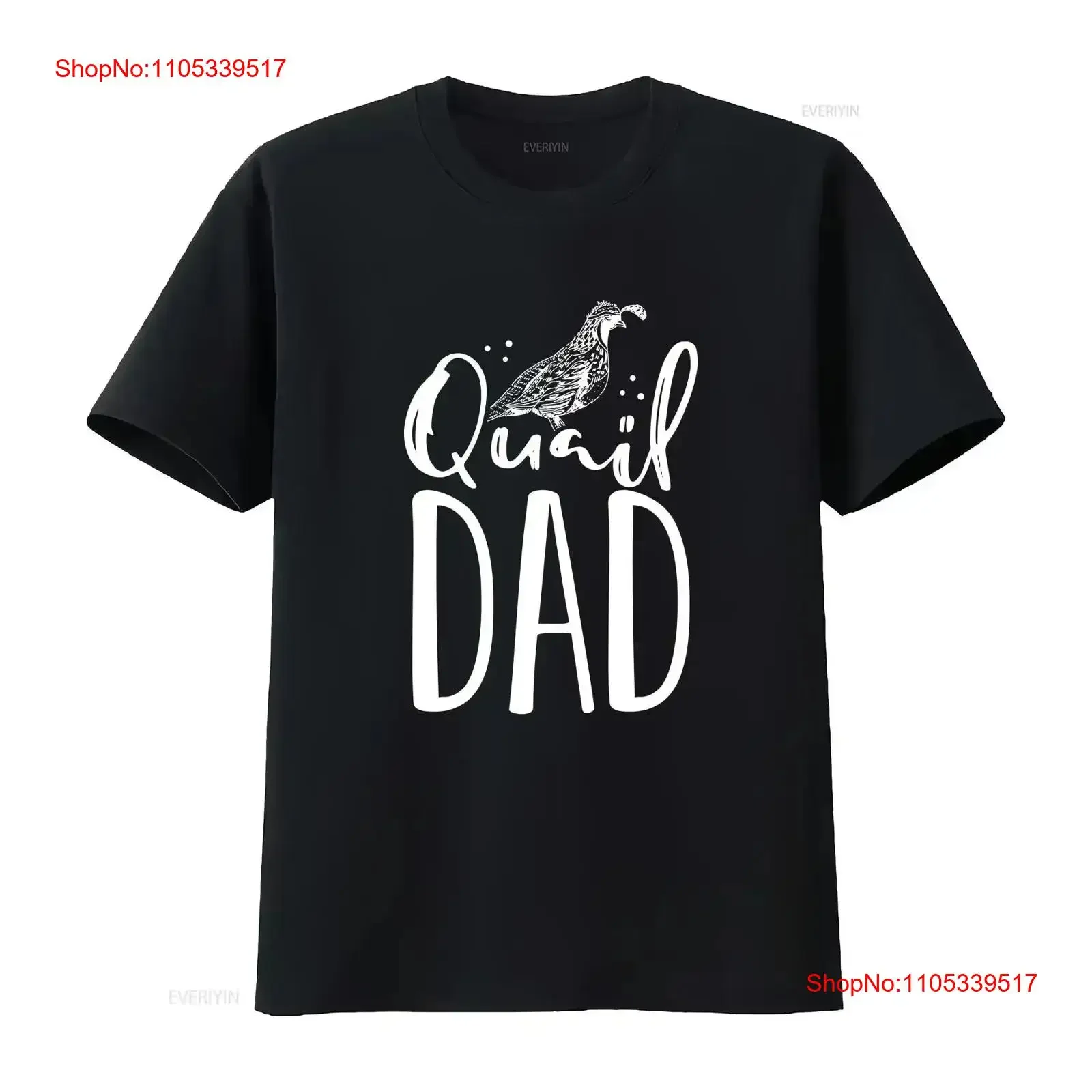 Quail Dad Bird Lover Daddy Ornithologist T Shirt vintage Washed Breathable Stretched Slightly Casual Comfortable  vintage