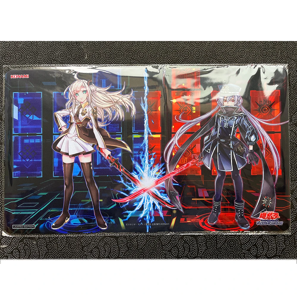 Yugioh Playmat Sky Striker Ace - Raye & Roze TCG CCG OCG Trading Card Game Mat Yu-Gi-Oh Mats-D476